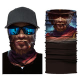 Motorcycle Bicycle Bandana Tube Scarf Neck Gaiter Face Mask Shield Mouth Cover