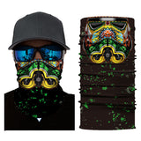 Motorcycle Bicycle Bandana Tube Scarf Neck Gaiter Face Mask Shield Mouth Cover