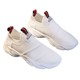 Womens Running Trainers Ladies Gym Sports Sneakers Slip On Comfy Knit Sock Shoes