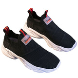 Womens Running Trainers Ladies Gym Sports Sneakers Slip On Comfy Knit Sock Shoes