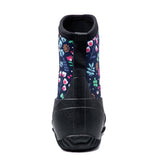 Womens Rain Boots Rubber Mid Calf Block Heel Waterproof Short Garden Work Shoes