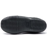 Womens Rain Boots Rubber Mid Calf Block Heel Waterproof Short Garden Work Shoes