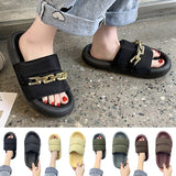 Womens Slides Slippers Non-Slip Mules Soft  Sandals Bathroom Home Slip On Shoes