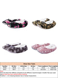 Women Snowflake Print Slip On Flat Cotton Slippers Sock Shoes Soft Round Toe Comfy House Shoes with Grips Sole