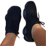 Women Mesh Sneakers Lace Up Casual Shoes Comfort Sport Running Fashion Trainers