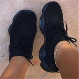 Women Mesh Sneakers Lace Up Casual Shoes Comfort Sport Running Fashion Trainers