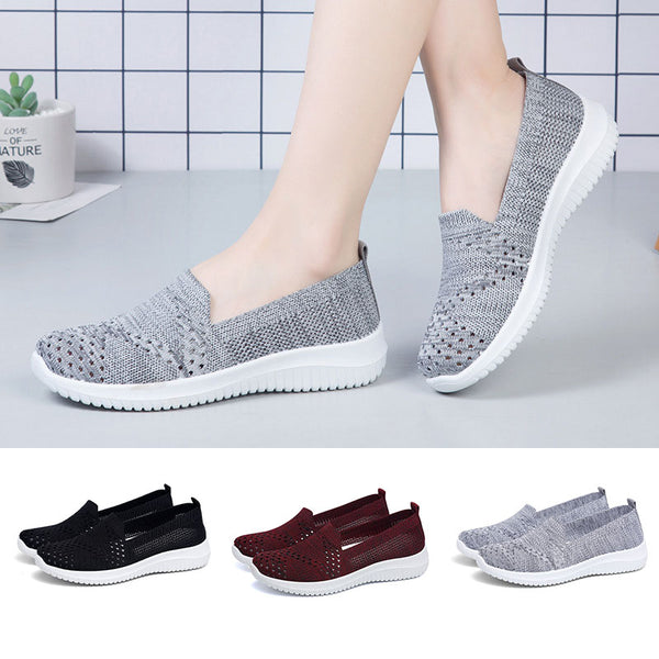 Womens Running Trainers Ladies Sneakers Slip On Jogging Gym Comfy Fashion Shoes