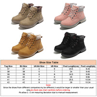 Women's Outdoor Casual Snow Boots Ankle Boots Winter Thicken Warm Flat Shoes
