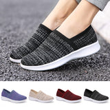 Womens Breathable Slip On Sneakers Loafers Lightweight Walking Casual Flat Shoes