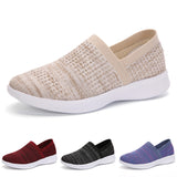 Womens Breathable Slip On Sneakers Loafers Lightweight Walking Casual Flat Shoes