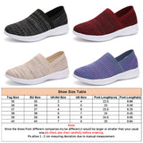 Womens Breathable Slip On Sneakers Loafers Lightweight Walking Casual Flat Shoes