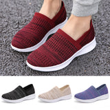 Womens Breathable Slip On Sneakers Loafers Lightweight Walking Casual Flat Shoes