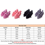 Kid's Dolphin Print Winter Keep Warm Soft Slippers Cotton Home Shoes Anti-Skid