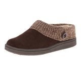 Unisex  Winter Warm Slippers Closed Toe Indoor Fur Lined Slip on Shoes Size