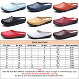 Womens Casual Flat Mules Sandals Closed Toe Backless Comfortable Loafers US 4-13