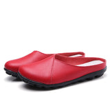 Womens Casual Flat Mules Sandals Closed Toe Backless Comfortable Loafers US 4-13