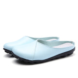 Womens Casual Flat Mules Sandals Closed Toe Backless Comfortable Loafers US 4-13