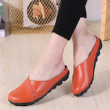 Womens Casual Flat Mules Sandals Closed Toe Backless Comfortable Loafers US 4-13