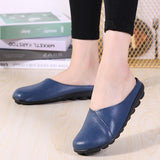Womens Casual Flat Mules Sandals Closed Toe Backless Comfortable Loafers US 4-13