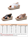 Ferndule Womens Summer Beach Wedge Shoes Open Toe Ankle Strap Espadrille Platform Sandals