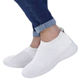Women Mesh Breathable Trainer Slip On Athletic Running Jogging Lightweight Anti Slip Casual Shoes