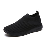 Women Mesh Breathable Trainer Slip On Athletic Running Jogging Lightweight Anti Slip Casual Shoes