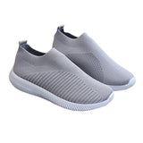 Women Mesh Breathable Trainer Slip On Athletic Running Jogging Lightweight Anti Slip Casual Shoes