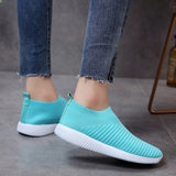 Women Mesh Breathable Trainer Slip On Athletic Running Jogging Lightweight Anti Slip Casual Shoes