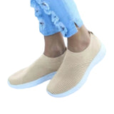 Women Mesh Breathable Trainer Slip On Athletic Running Jogging Lightweight Anti Slip Casual Shoes