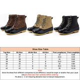 Ladies Ankle Boots Womens Lace Up Army Combat Winter Casual Shoes waterproof