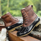 Ladies Ankle Boots Womens Lace Up Army Combat Winter Casual Shoes waterproof