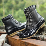 Ladies Ankle Boots Womens Lace Up Army Combat Winter Casual Shoes waterproof