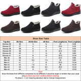 Men Women Winter Shoes Snow Boots Warm Fur Waterproof Ankle Booties
