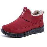 Men Women Winter Shoes Snow Boots Warm Fur Waterproof Ankle Booties