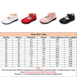 Kids Girls Loafers Comfy Mary Jane Low Heel Flat Dress Flower Strap School Shoes