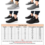 Men's Non Slip Gym Sneakers Lightweight Breathable Athletic Running Walking shoe