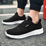 Men's Non Slip Gym Sneakers Lightweight Breathable Athletic Running Walking shoe