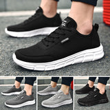 Men's Non Slip Gym Sneakers Lightweight Breathable Athletic Running Walking shoe
