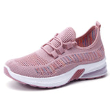Women Walking Sneaker Breathable Lace Up Casual Jogging Tennis Athletic Shoes