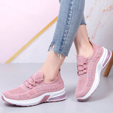 Women Walking Sneaker Breathable Lace Up Casual Jogging Tennis Athletic Shoes