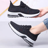 Women Walking Sneaker Breathable Lace Up Casual Jogging Tennis Athletic Shoes