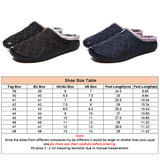 Mens Winter Indoor Outdoor Slippers Warm Slip on Cozy Bedroom House Casual Shoes