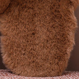 Women's Mule Leather Slip On Fur Mules Backless Flats Loafers Furry Slide Shoes