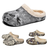 Men's Memory Foam Slippers Comfort Warm House Shoes Indoor Outdoor Waterproof