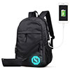 Men Women Galaxy Backpack Large Capacity College USB Charging Port Waterproof