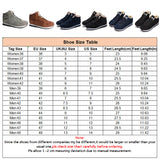 Women's Men's Casual Athletic Sports Sneakers Walking Running Shoes Winter Warm