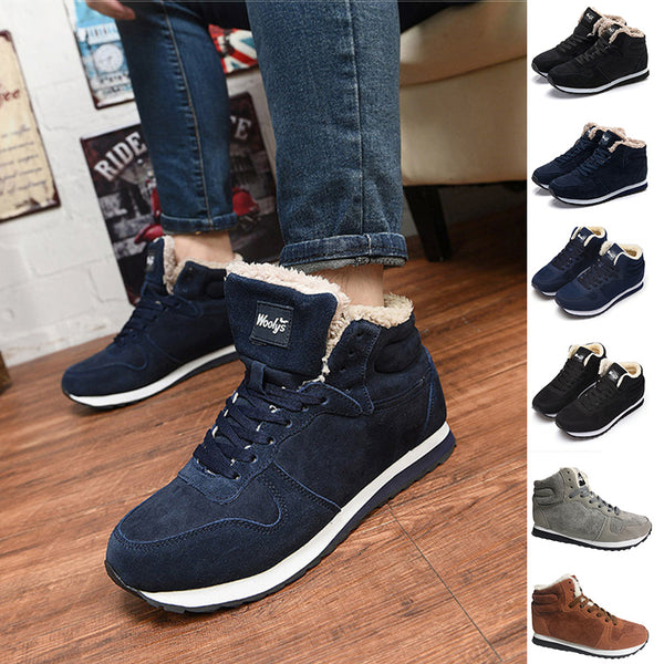 Women's Men's Casual Athletic Sports Sneakers Walking Running Shoes Winter Warm