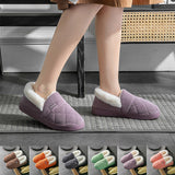 Mens Ladies Womens Slippers Slip On Comfy Cozy Memory Foam Warm Anti Slip Shoes