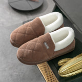 Mens Ladies Womens Slippers Slip On Comfy Cozy Memory Foam Warm Anti Slip Shoes