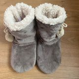 Women Slippers Women Plush Lined Warm Ankle Boots Indoor Home Shoes Memory Foam